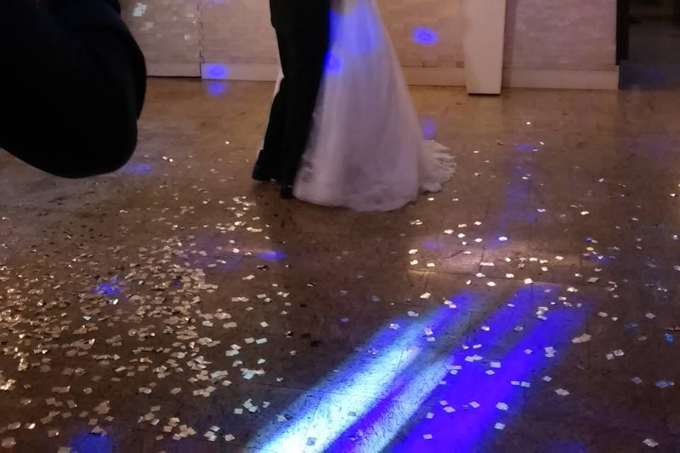 A primeira dança dos noivos