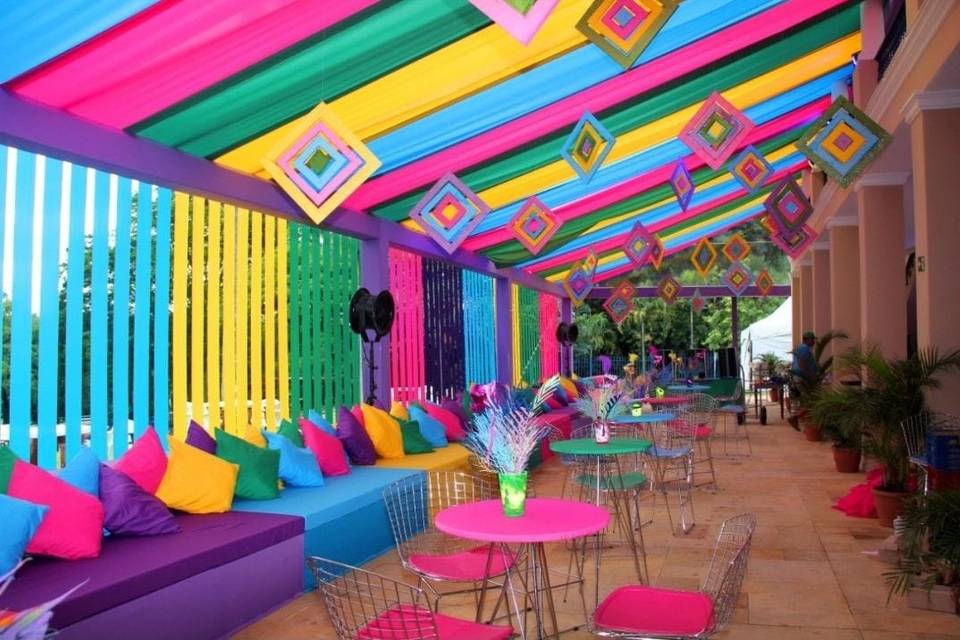 Tenda em faixa
