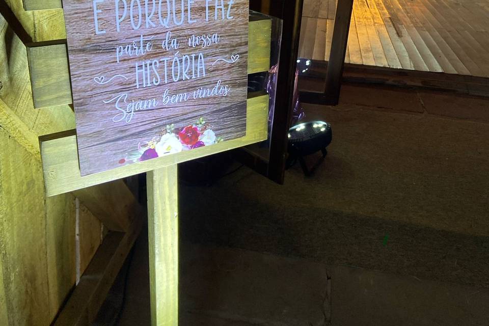 Entrada no salão