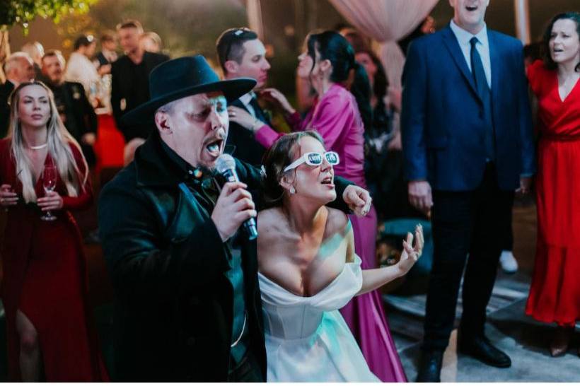 Interação com noiva