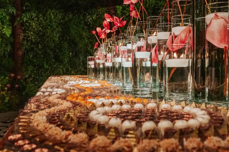 Mesa de doces finos