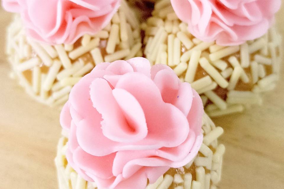 Brigadeiro floral