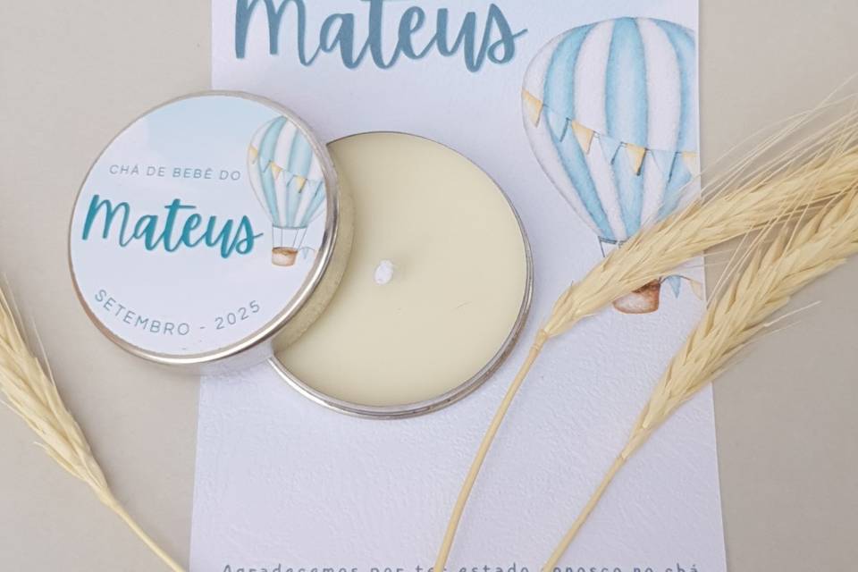 Vela Aromática personalizado