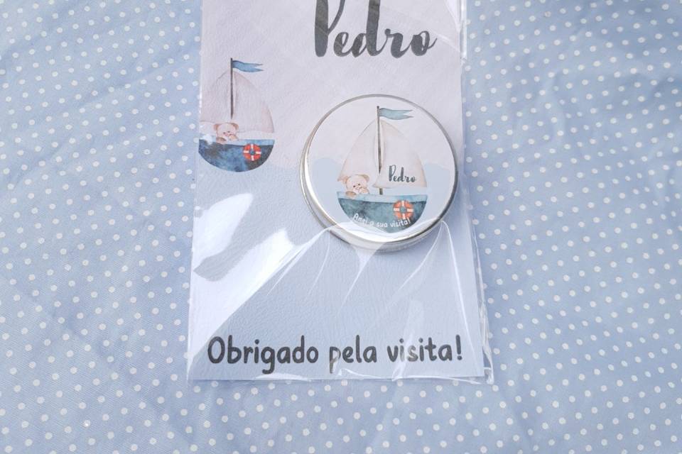 Vela Cartão latinha