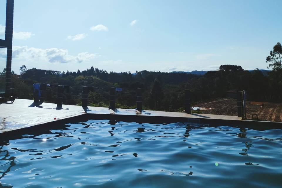 Vista da piscina