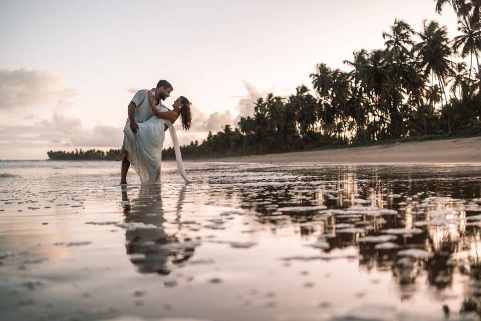 Fim de tarde na praia