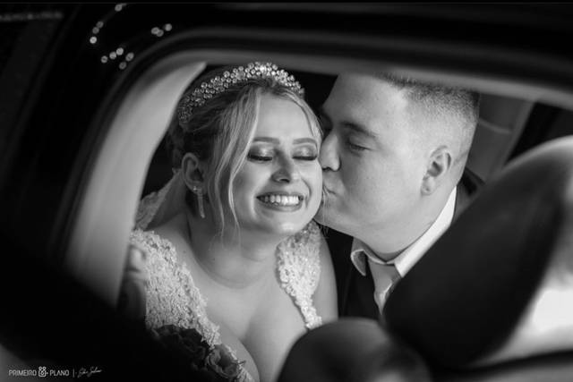 Noivos Thaina e Matheus