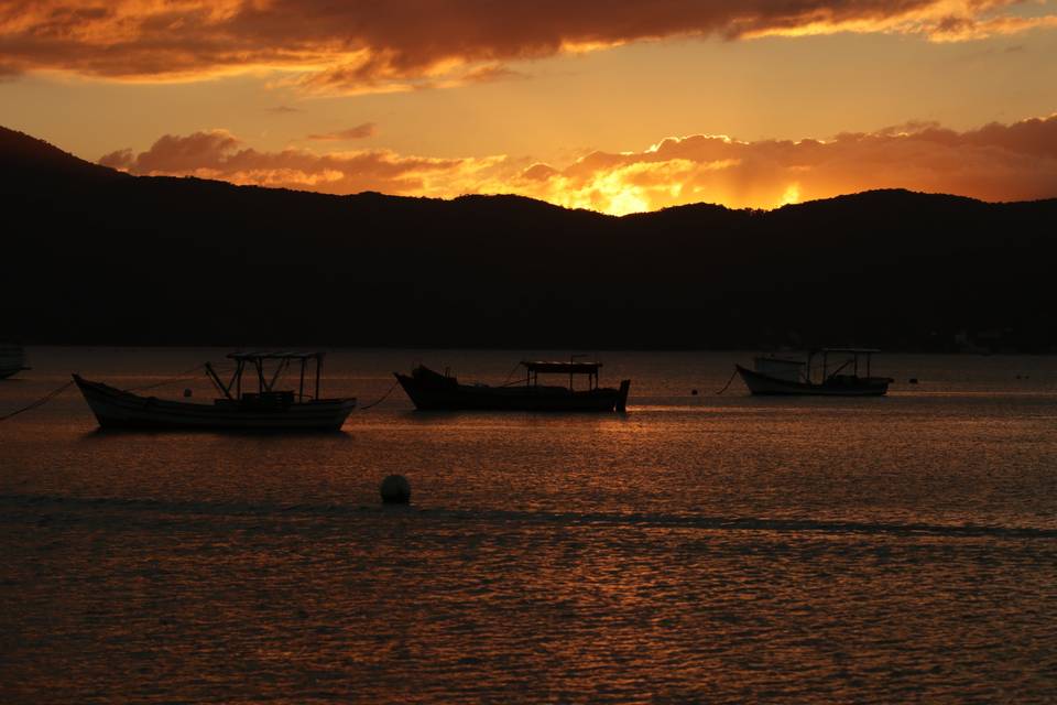 Entardecer na Praia