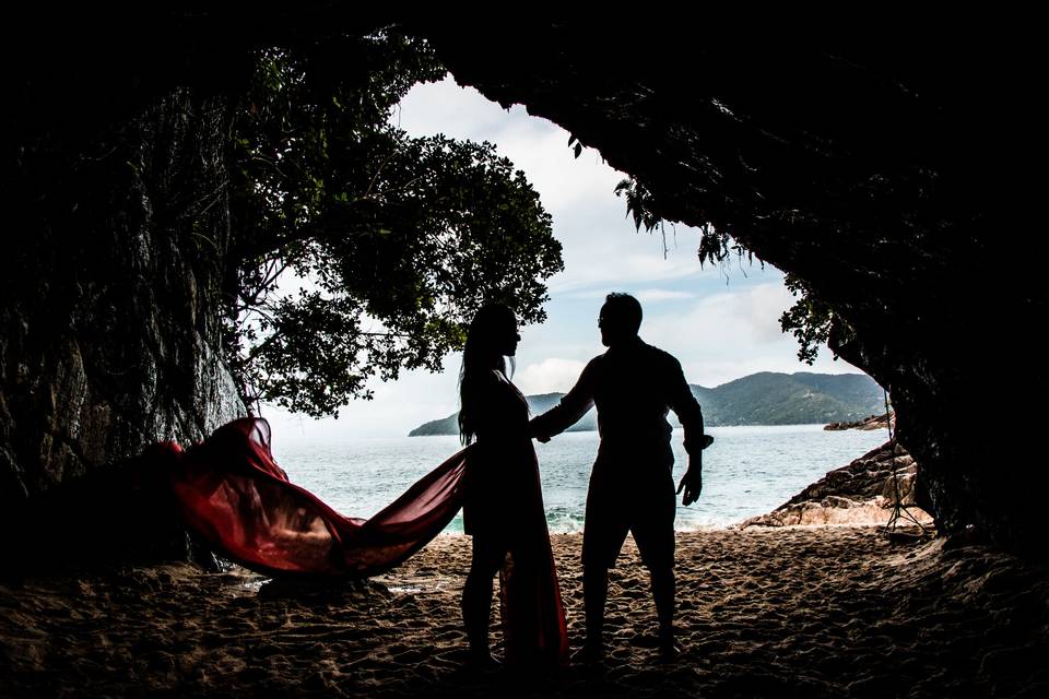 Gruta que Chora, em Ubatuba