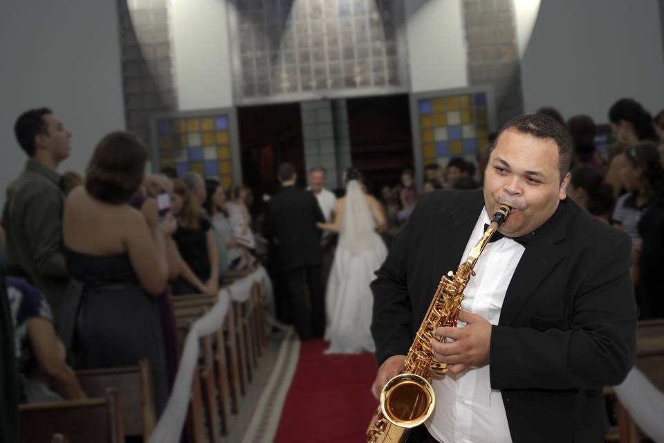 Saxofone em cerimônia