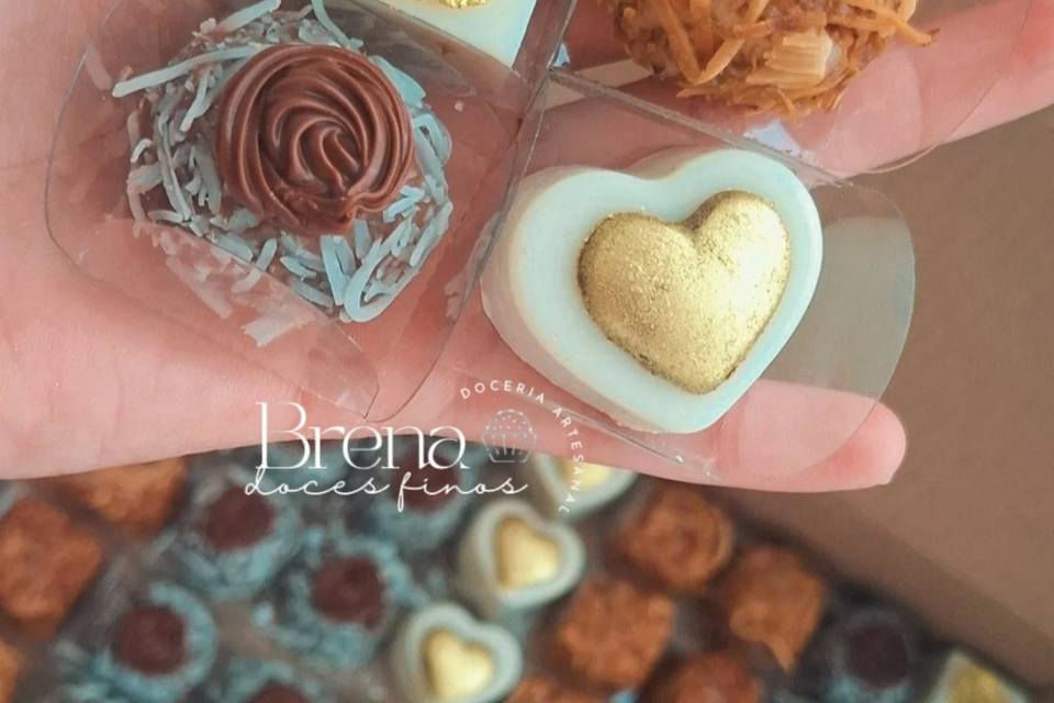 Chocolates finos 4 sabores