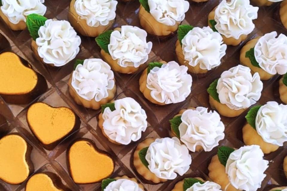 Os Doces florais são um sucess