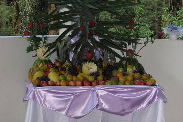 Mesa com frutas