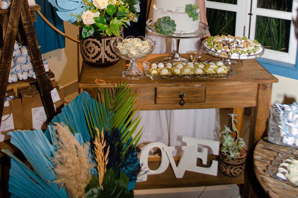 Noivos Mylena e Vitor