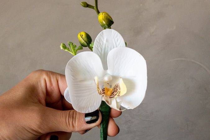 Lapela de orquídea