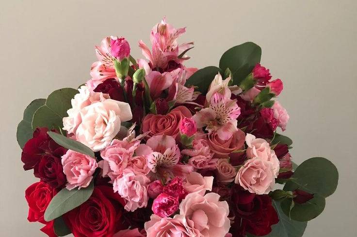 Buquê rosas