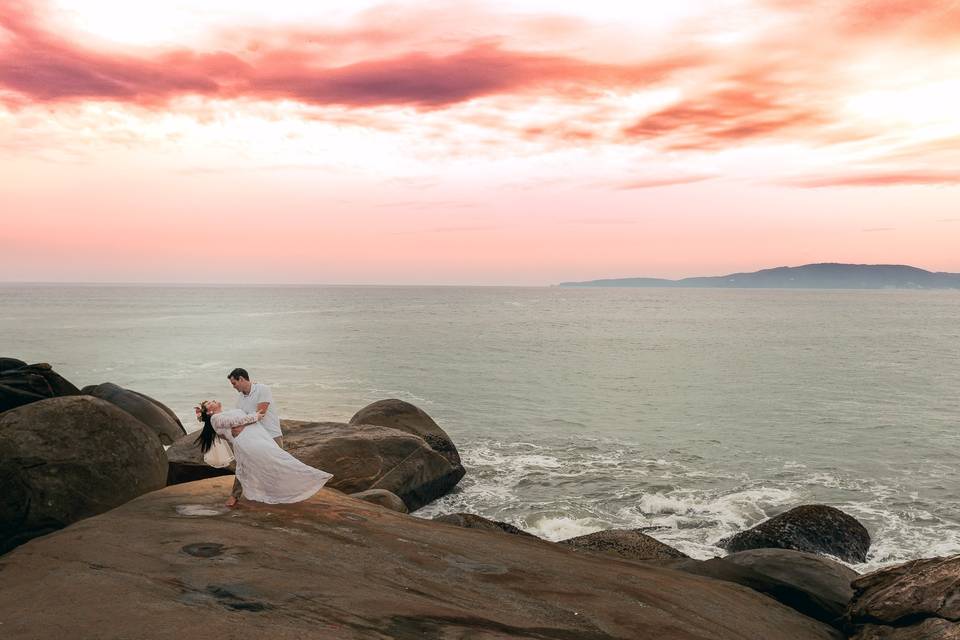 Pré wedding na praia