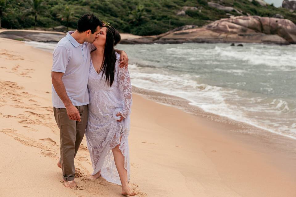 Pré wedding na praia