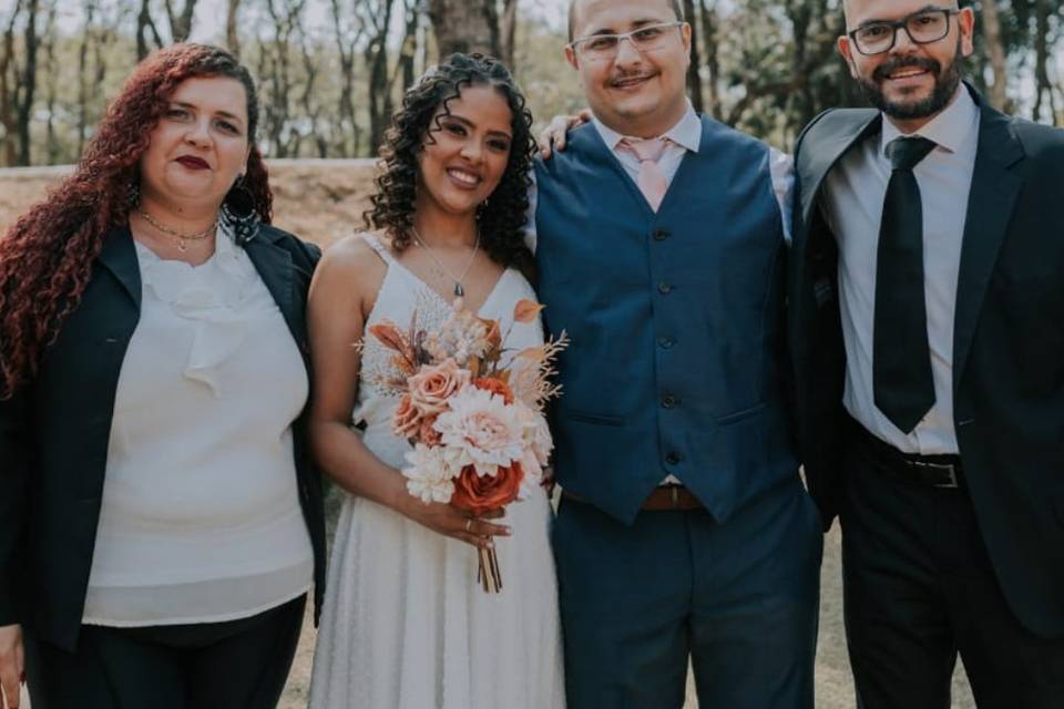 Cantei no casamento da Josi