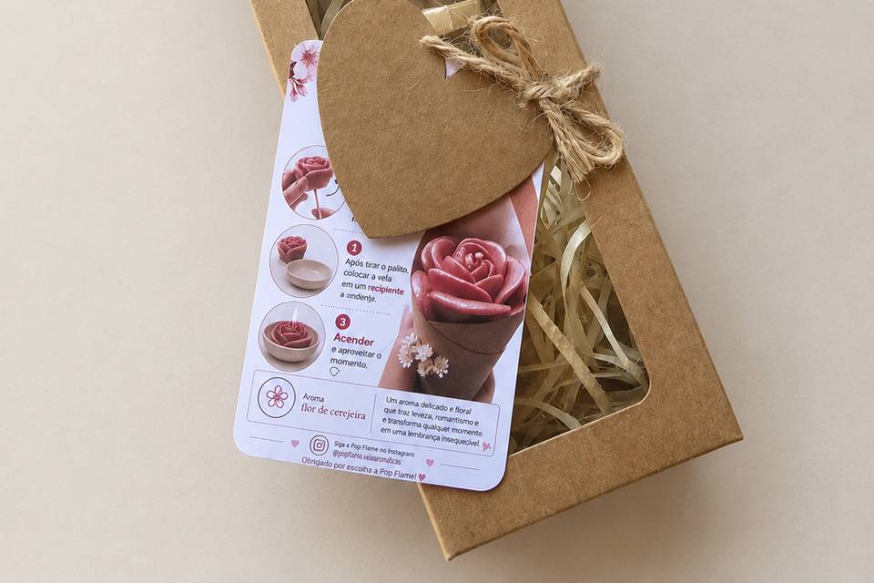 Buquê rosa personalizado