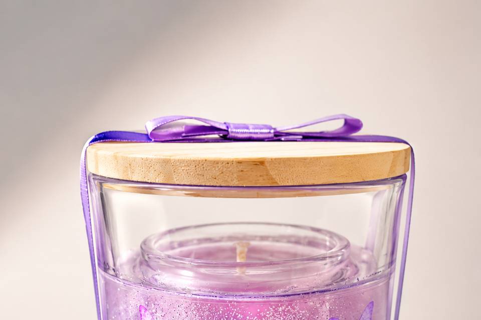 Vela luminária aromática