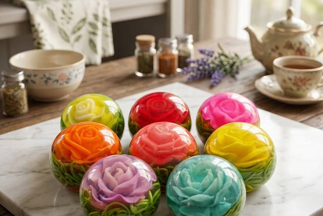 Sabonete Esfera de Rosas