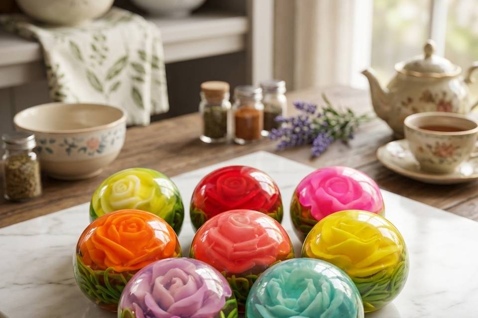 Sabonete Esfera de Rosas