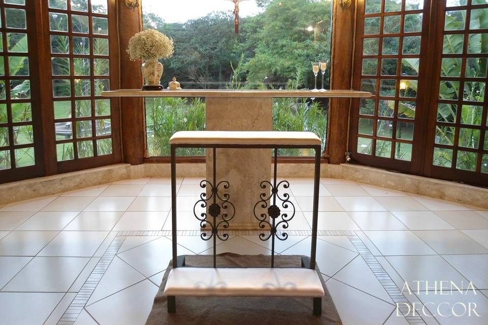 Cerimônia - decoração altar