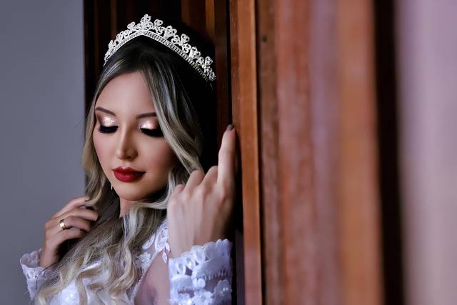 Noiva Gabi 2020 Make marcante