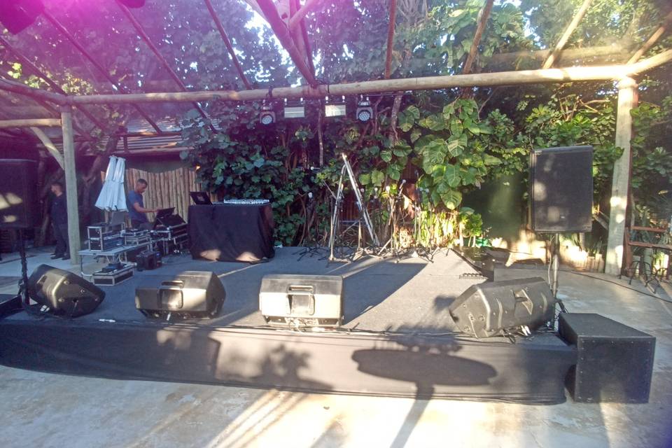 Som e luz / DJ e Banda