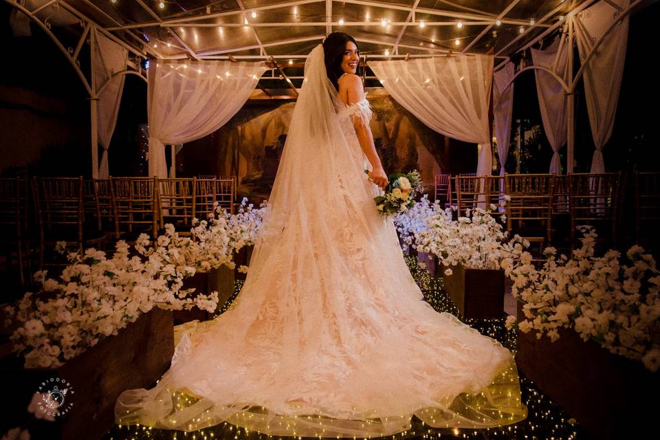 Noiva e seu vestido