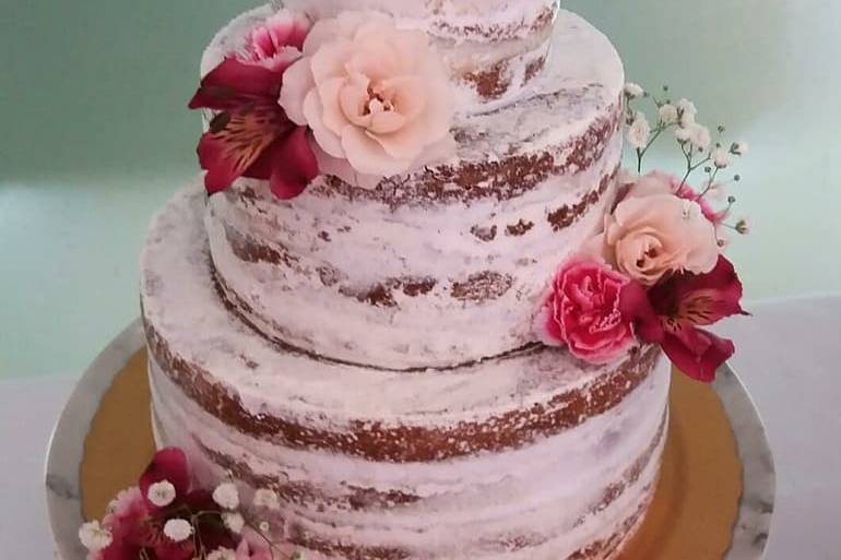 Naked cake