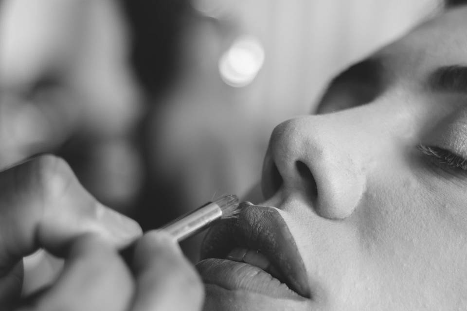 Making of da noiva - Maquiagem