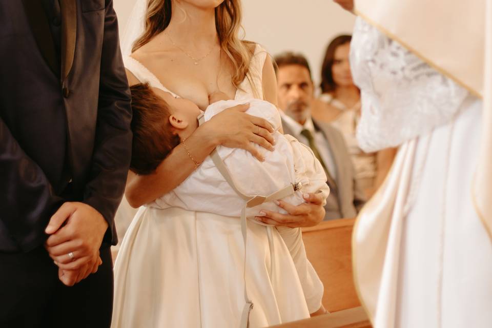 Casamento noivos com o filho