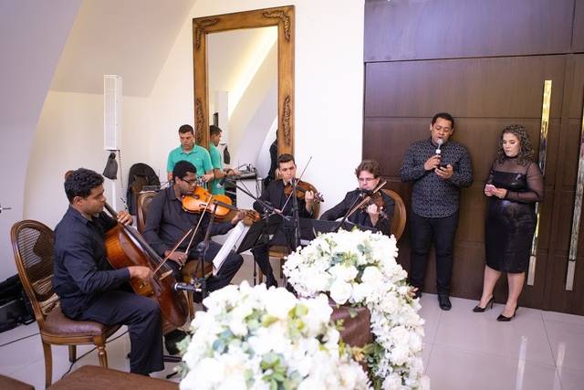 Quarteto com cantores