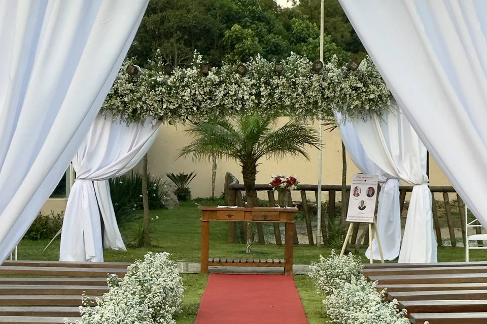 Cerimônia ao ar livre