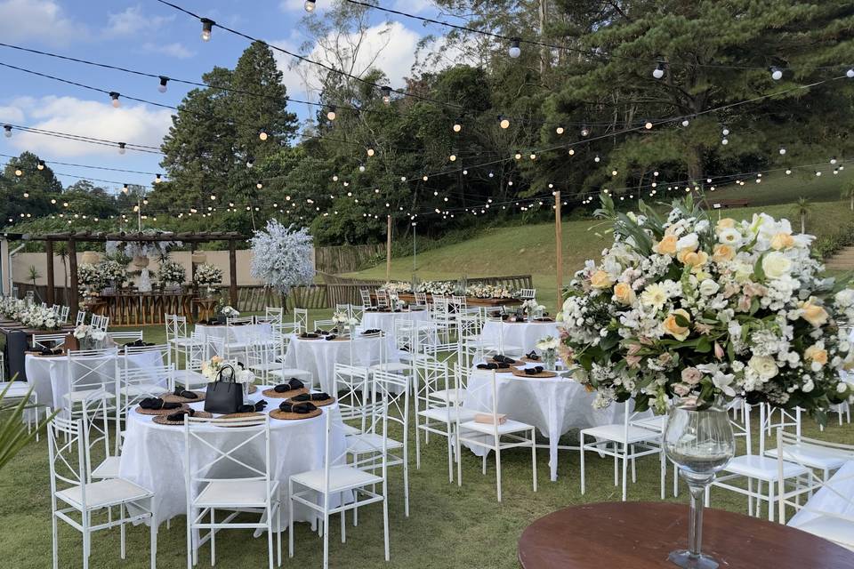 Recepção no campo 🥰