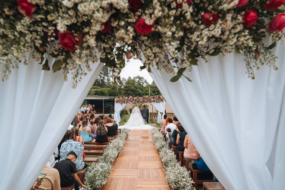 Cerimônia ao ar livre