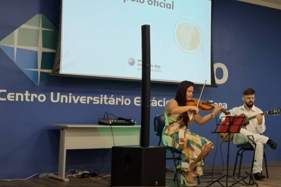 Violão e violino recepção