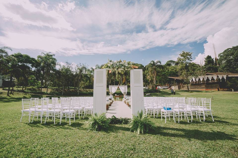 Casamento ao ar livre