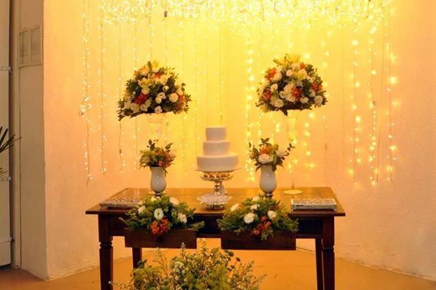 Mesa de bolo casamento