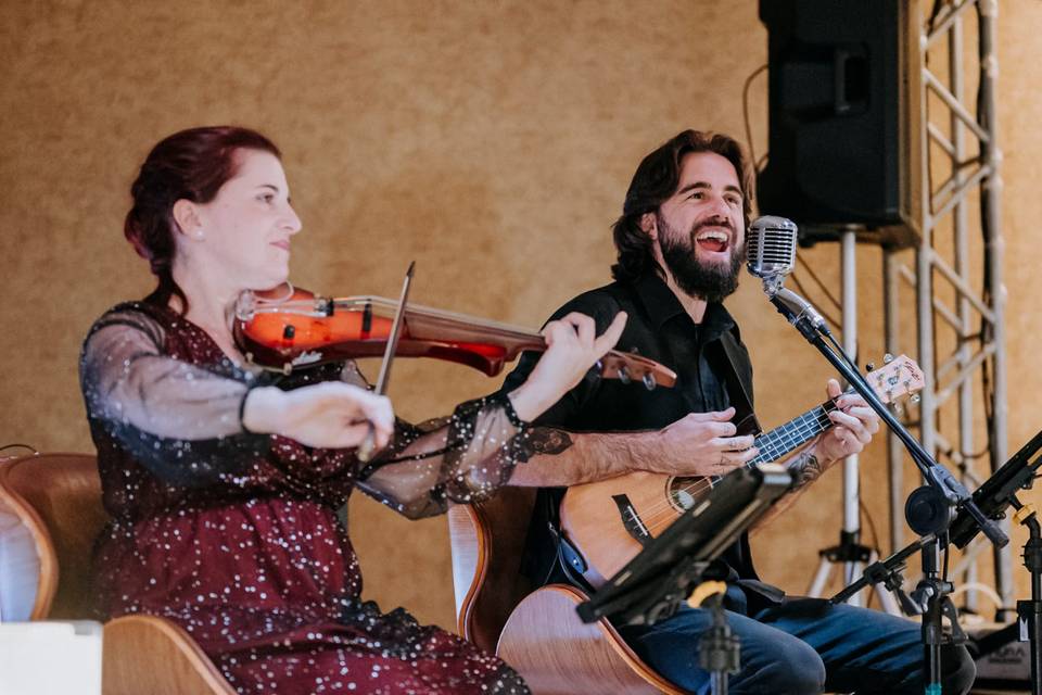 Repertório acústico na festa