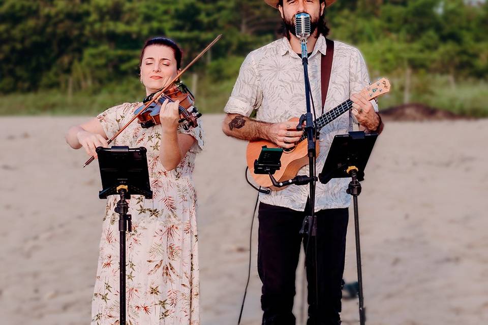 Cerimônia na praia