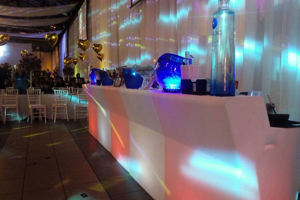 Bistrô para eventos Led RGB