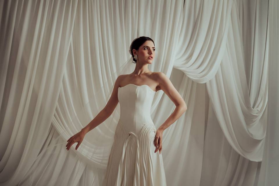 Vestido Onda - Coleção Maréa