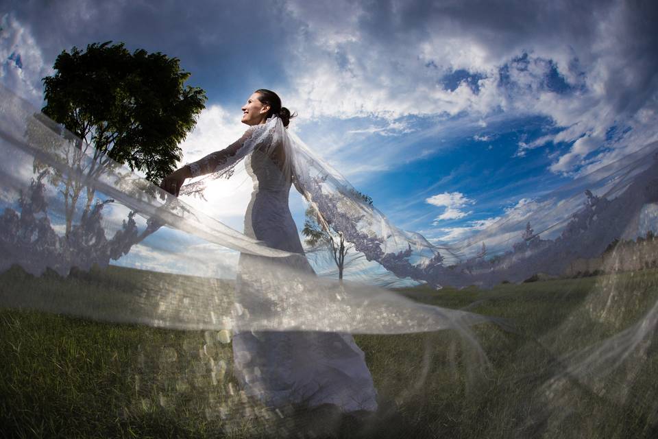 Sessão Trash the Dress