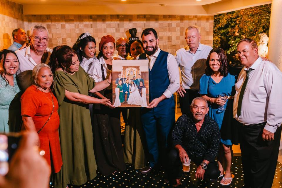 Momento com a família