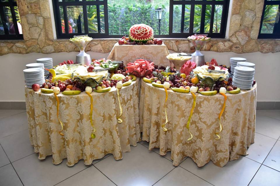 Mesa de frutas