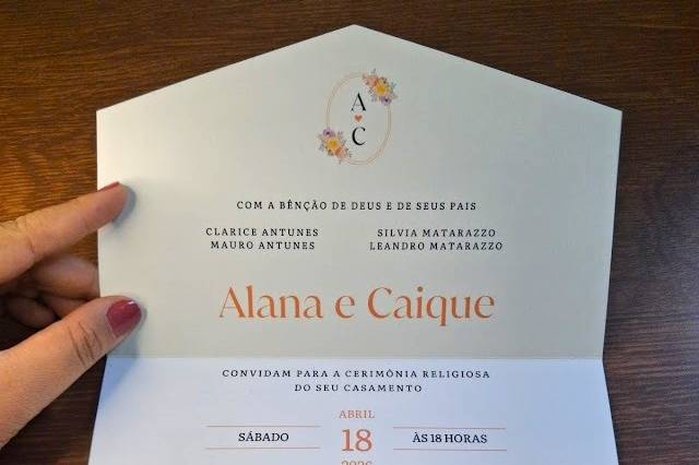 Convite Alana