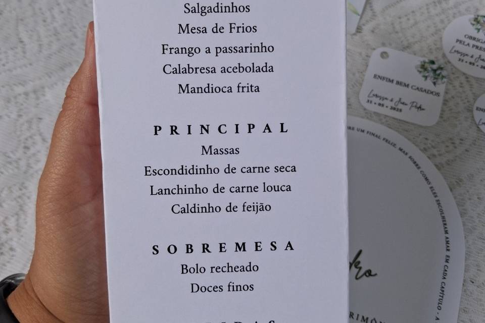 Menu 3 faces